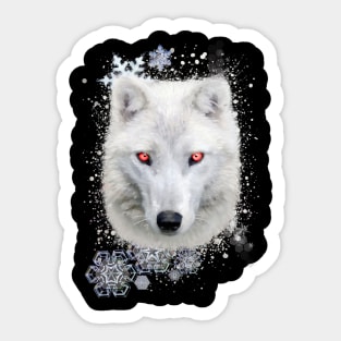 White Wolf Sticker